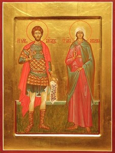 Икона Александр и Антонина